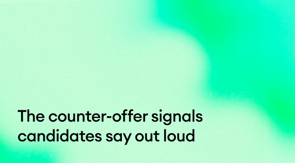 The counter-offer signals candidates say out loud
