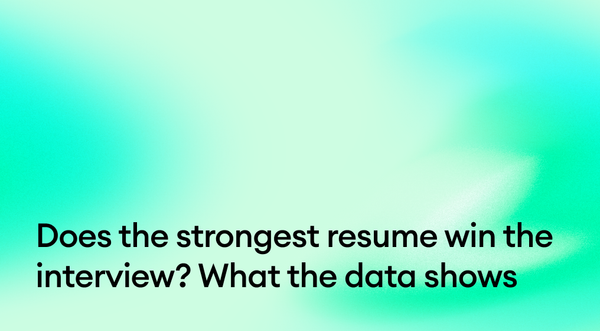 Does the Strongest Resume Win the Interview? What the Data Shows