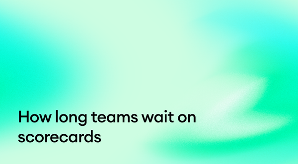 How long teams wait on scorecards: what 811,298 submissions reveal about decision speed
