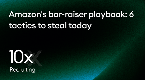 Amazon's bar-raiser playbook: 6 tactics to steal today