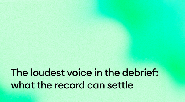 The Loudest Voice in the Debrief: What the Record Can Settle