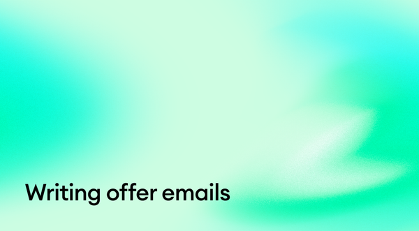 Writing Offer Emails
