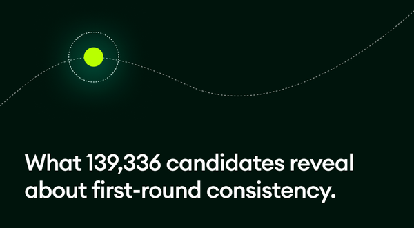 What 139,336 candidates reveal about first-round consistency.