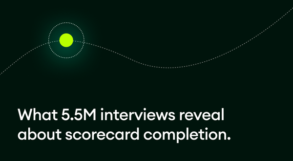 What 5.2M interviews reveal about scorecard completion