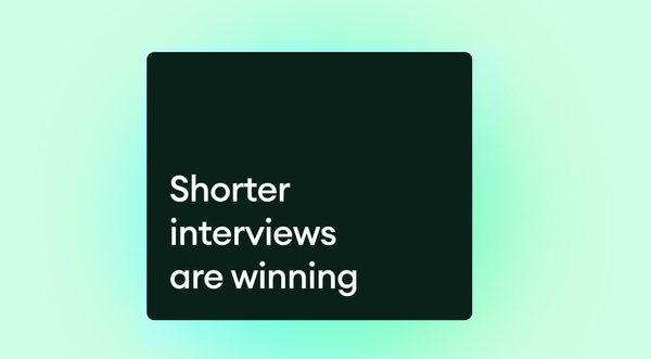 More than half of interviews run over. That does not mean they are too long.