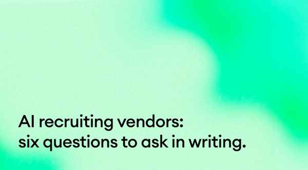 AI recruiting vendor due diligence: the security, data, and control questions buyers should ask.