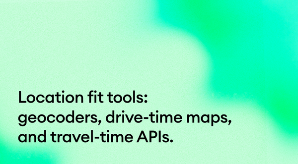 Location fit tools for applicant screening: geocoders, drive-time maps, and travel-time APIs.