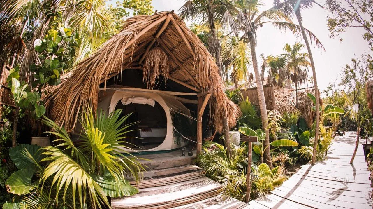 glamping en Tulum.