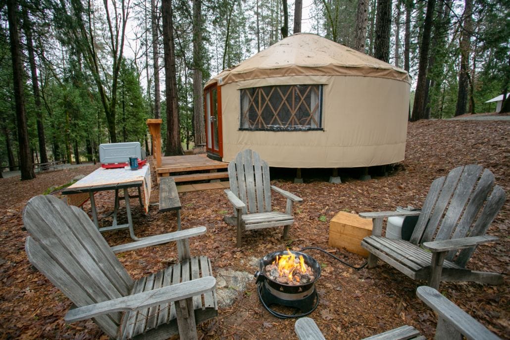 glamping under the stars.