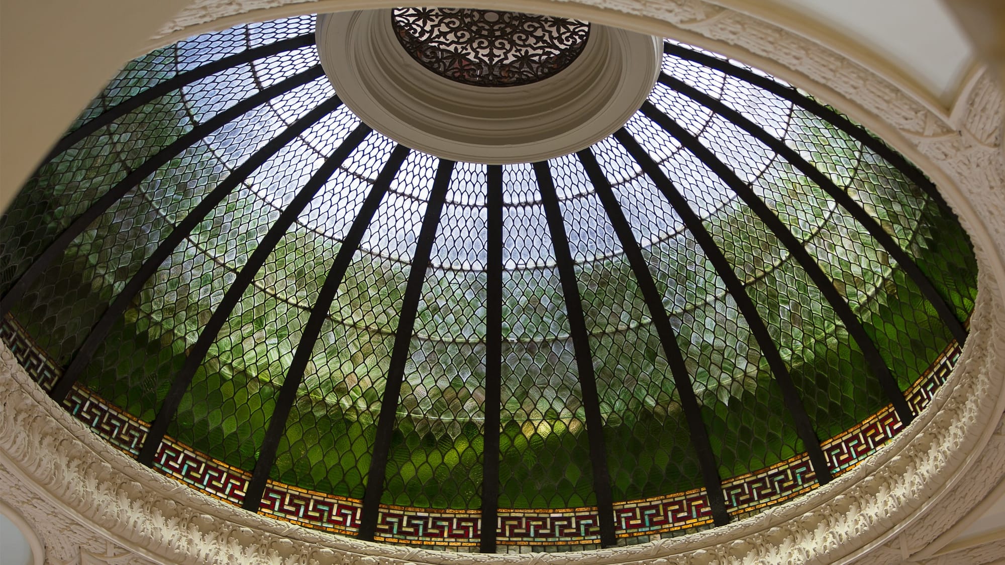 museum roof Gibbes Museum of Art.