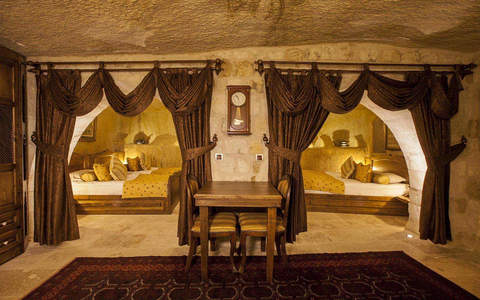 room at a cave hotel in Turkiye