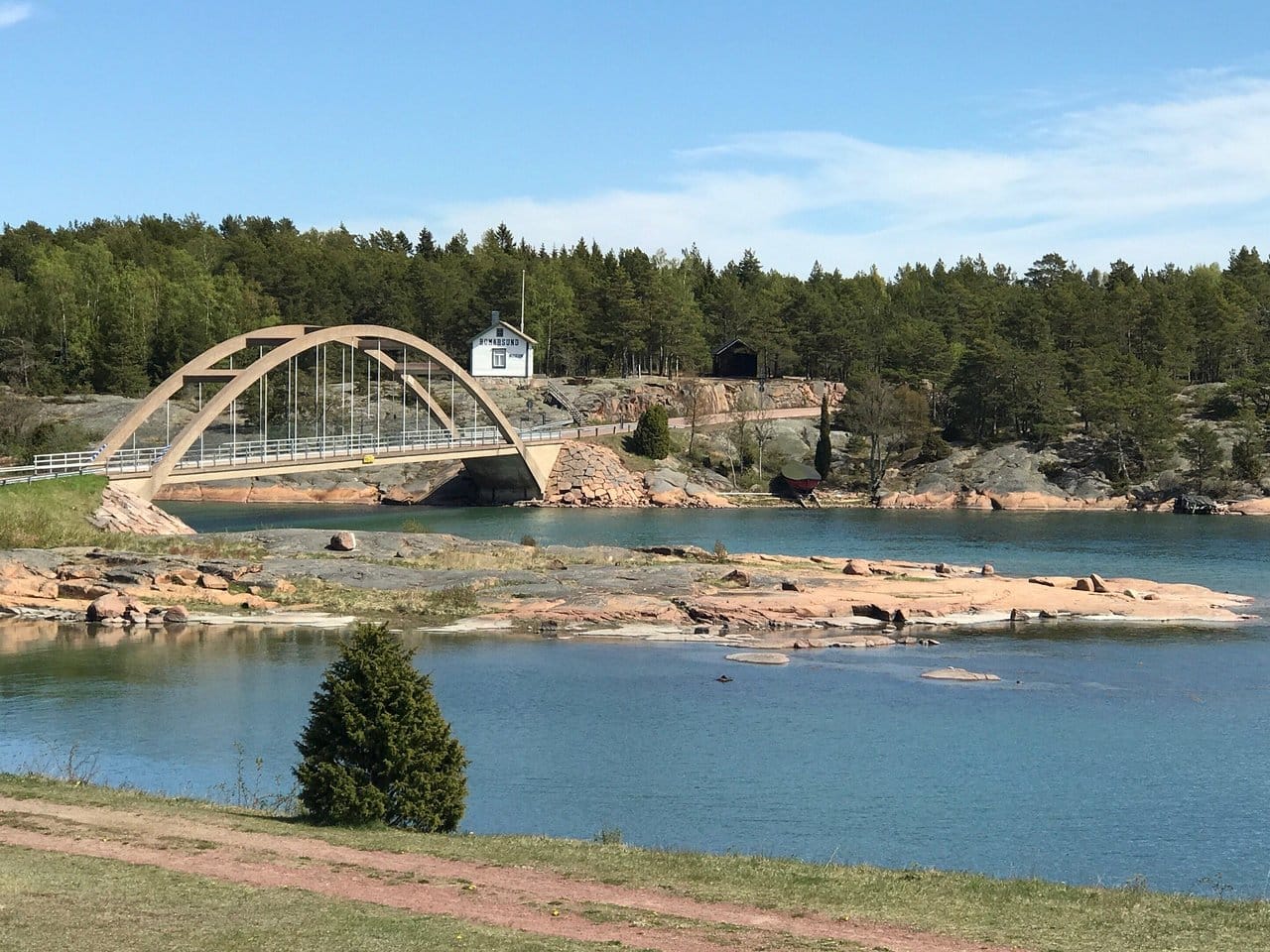 pont in the middle if the Aland Islands, Finland.