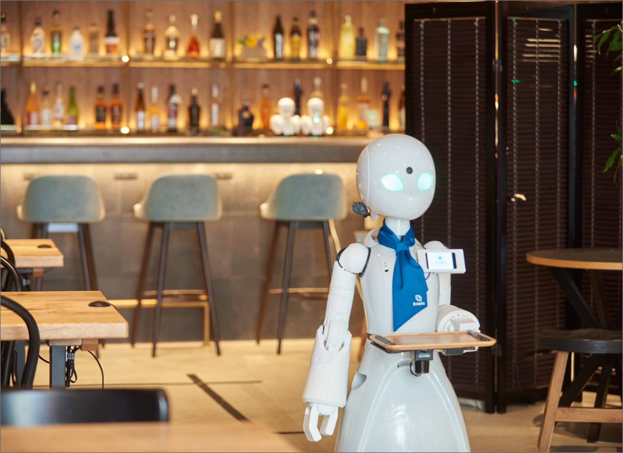 dawn avatar robot cafe