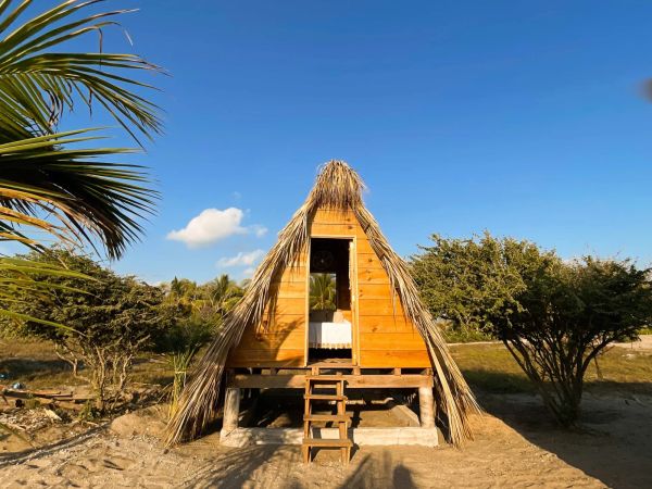 cabaña de glamping en Oaxaca costa