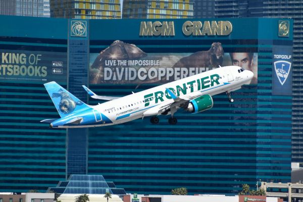 Frontier Airlines GoWild: airplane on air.