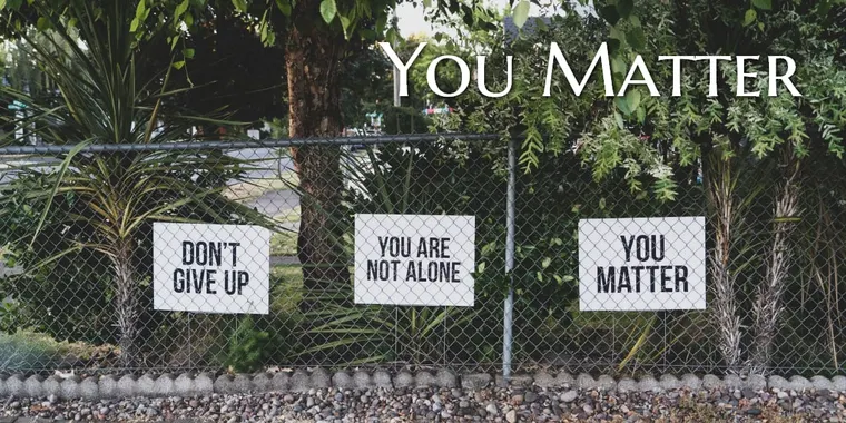 You matter - a thought for a Wednesday