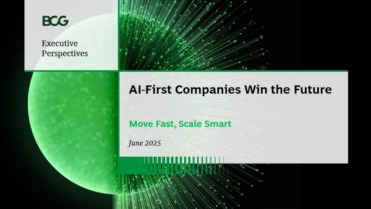 The BCG’s $100M AI Playbook for AI-First Founders