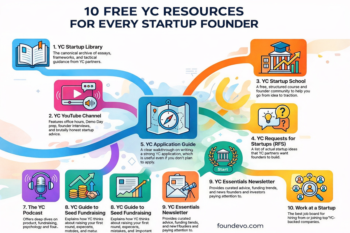 ⏳Top 10 Free Y Combinator Resources Any Founder Can Use Right Now
