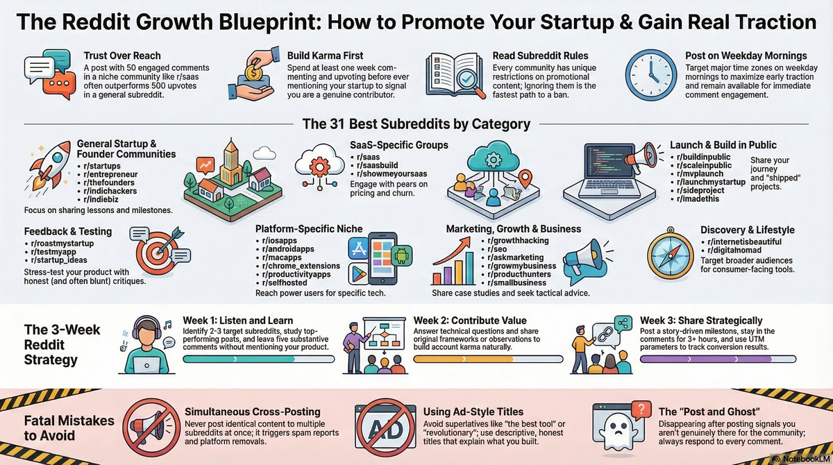 32 Best Subreddits to Promote Your Startup