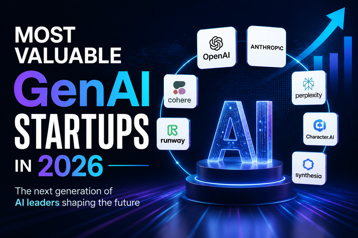 25 Most Valuable GenAI Startups in 2026