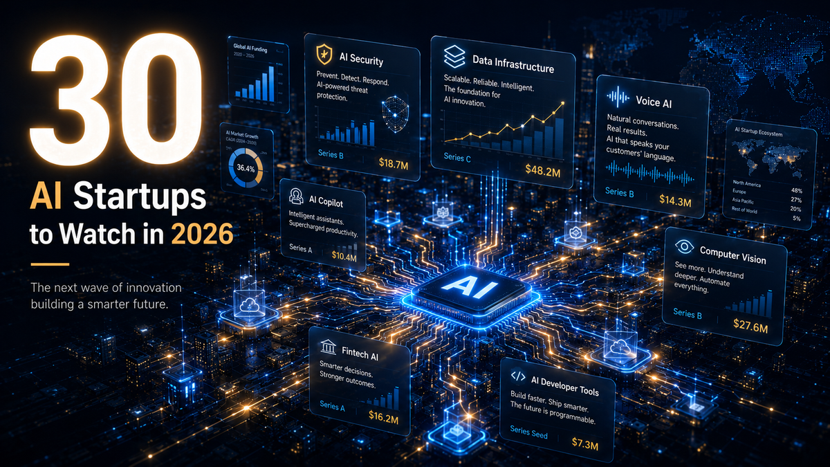 30 Tech Startups to Watch: AI-Driven Innovation Reshaping the Enterprise