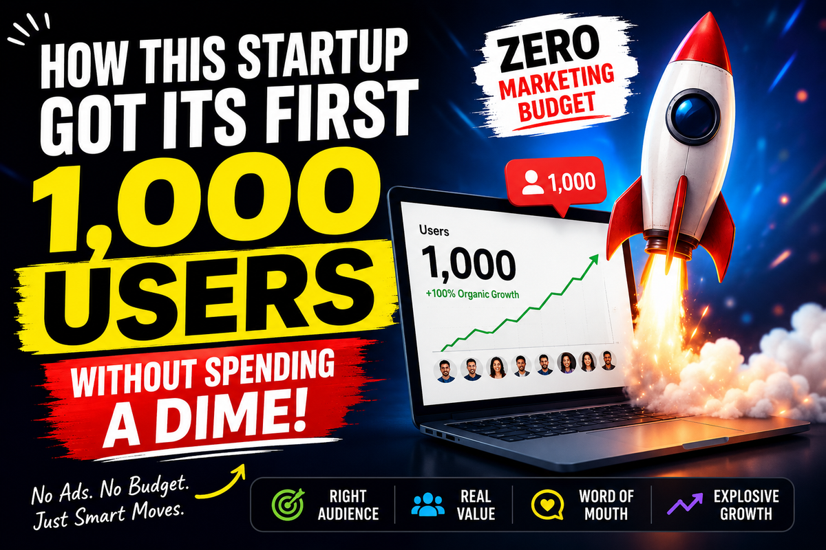 How a Startup Got Its First 1,000 Users Without Marketing