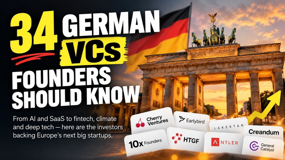 German early-stage VCs active in 2026: a founder's guide to choosing investors