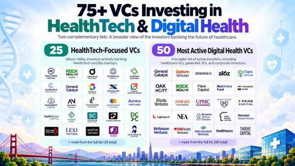 75+ VCs Investing in HealthTech and Digital Health Founders Should Know