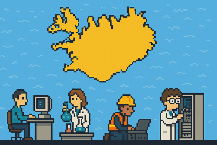 49 billion ISK into various technologies: software tops the list, deep tech at the bottom.