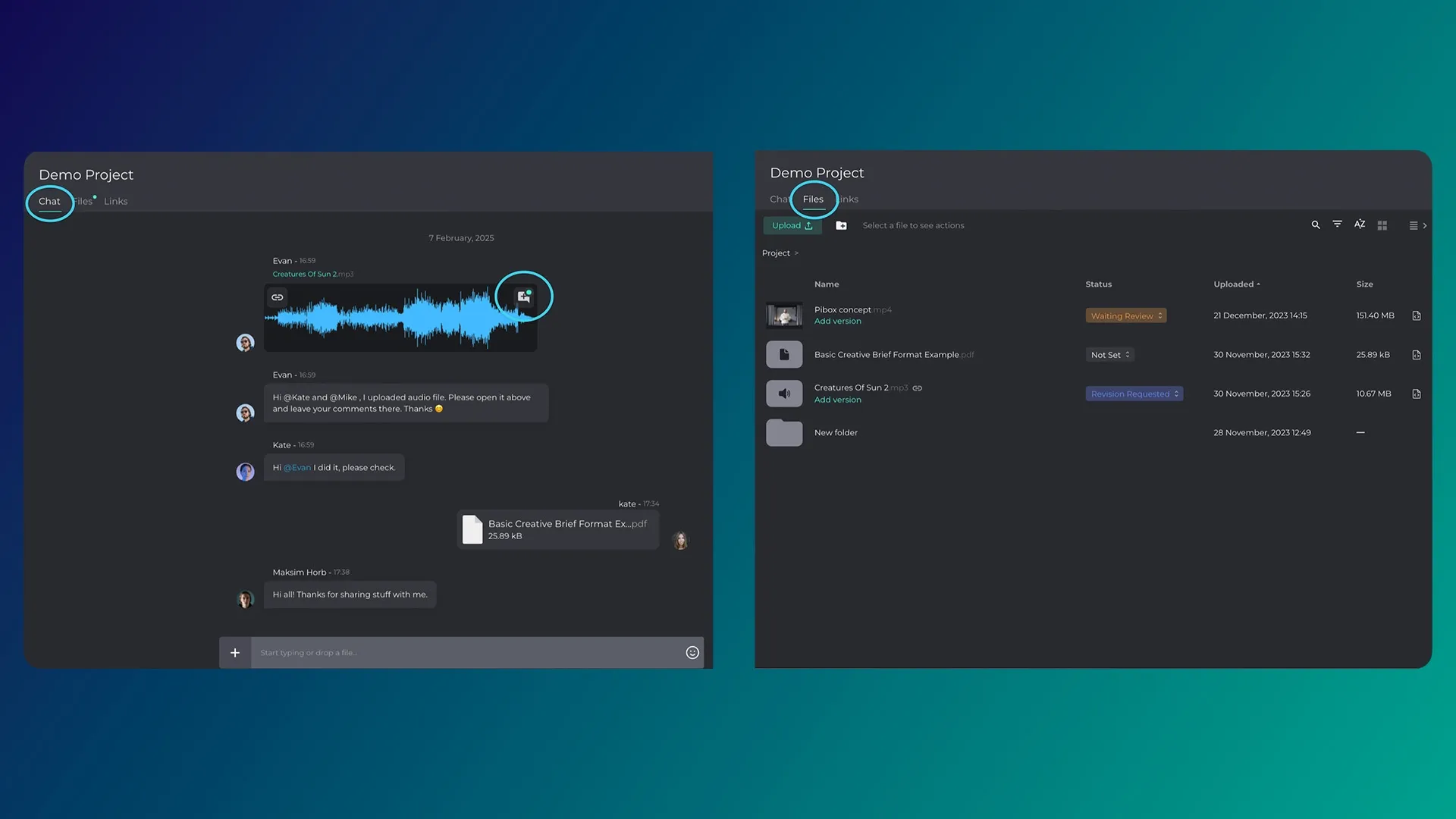 Open your files in Pibox
