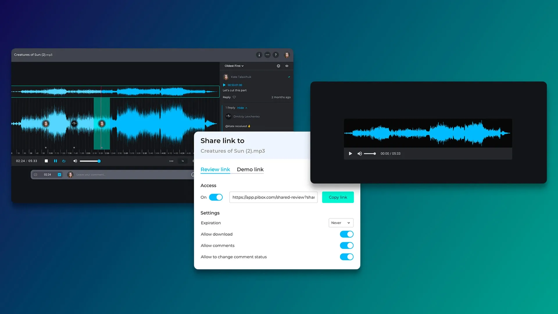 Sharing and Guest Access in Pibox