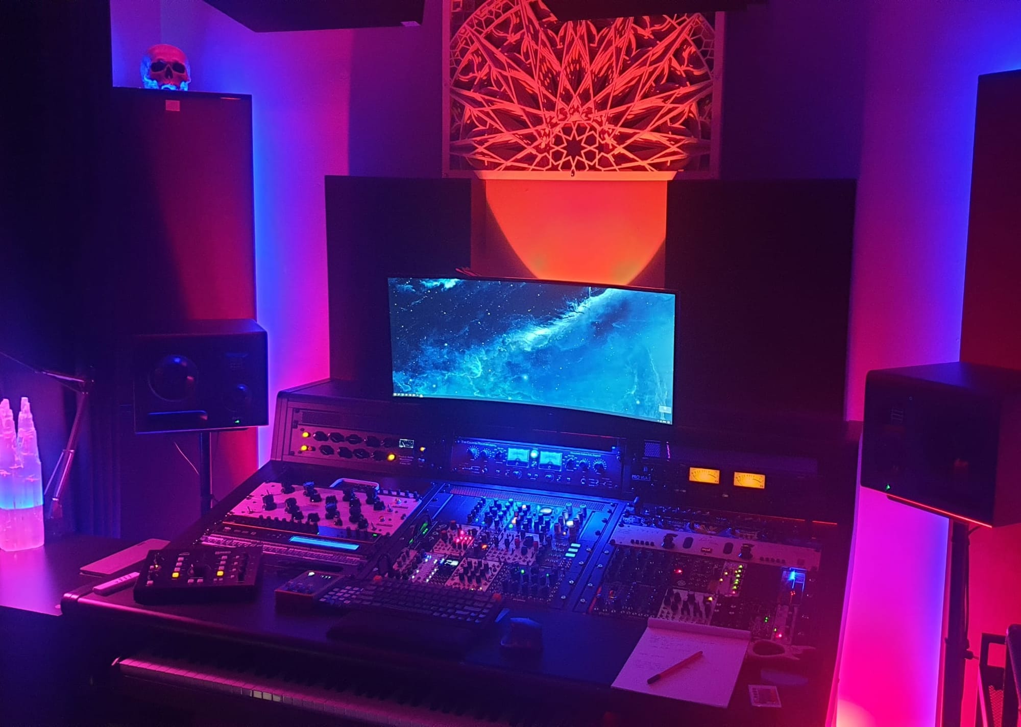 Edward Ray's music studio