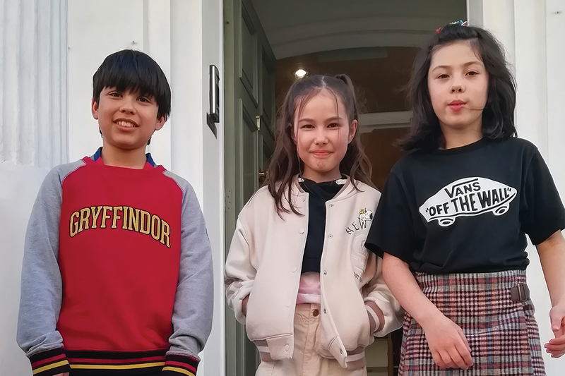 From left to right, Cosimo, Miki and Una. 