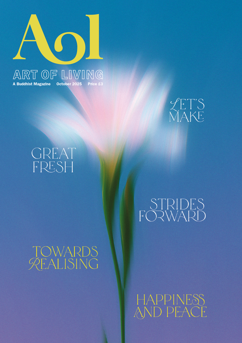 Let’s make great fresh strides forward towards realising happiness and peace