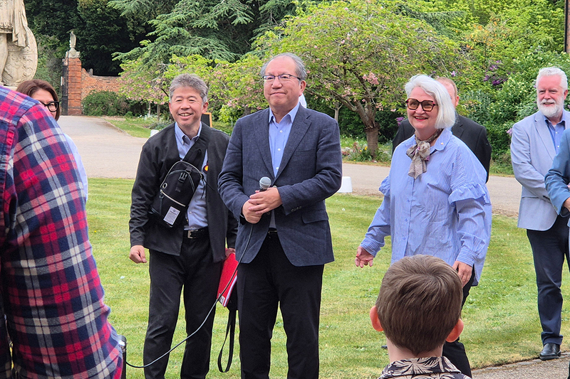 SGI General Director arrives at Taplow Court!