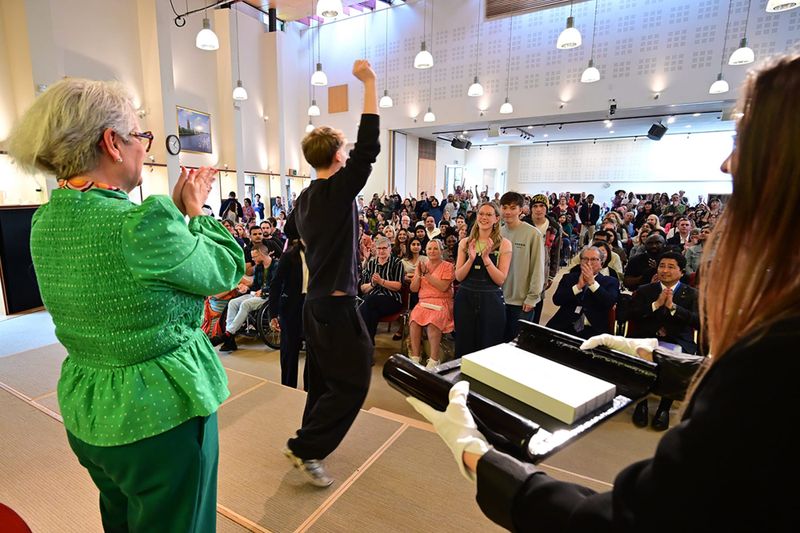 Joyful Gohonzon receiving ceremony to celebrate 3 May!