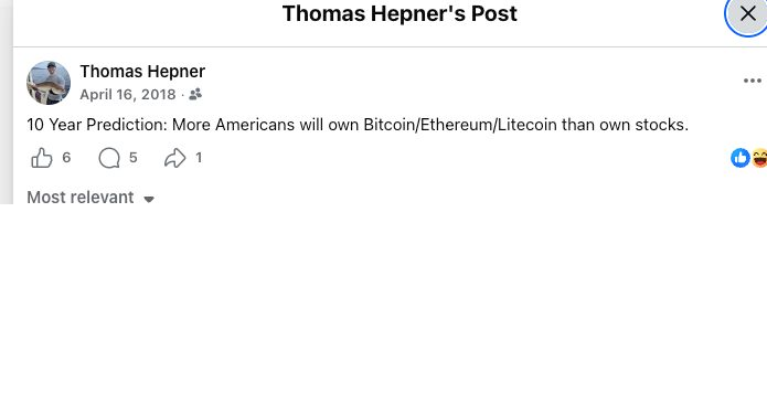10-Year Prediction: More Americans Will Own Crypto Than Stocks