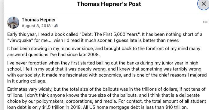 Book Review - Debt: The First 5,000 Years