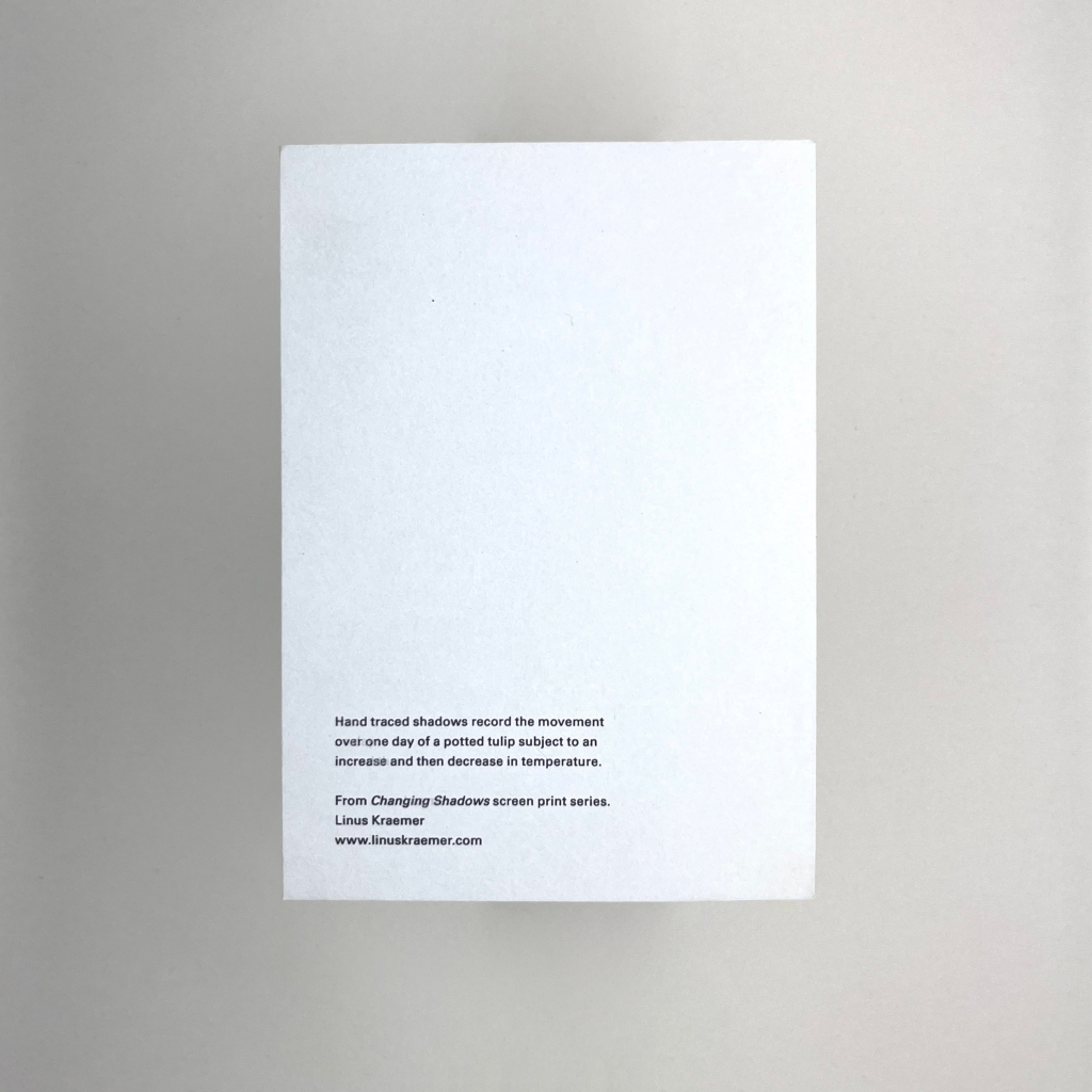 Rear of the postcard with information and credits