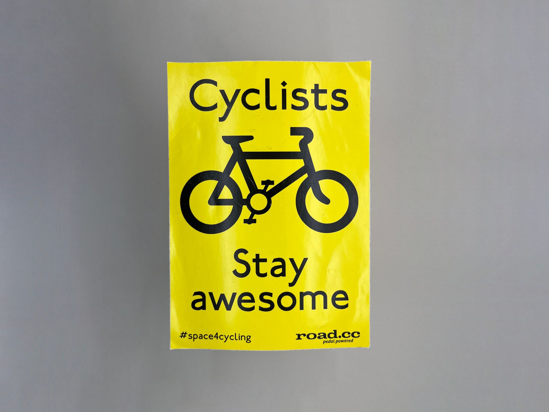Cyclists. Stay awesome