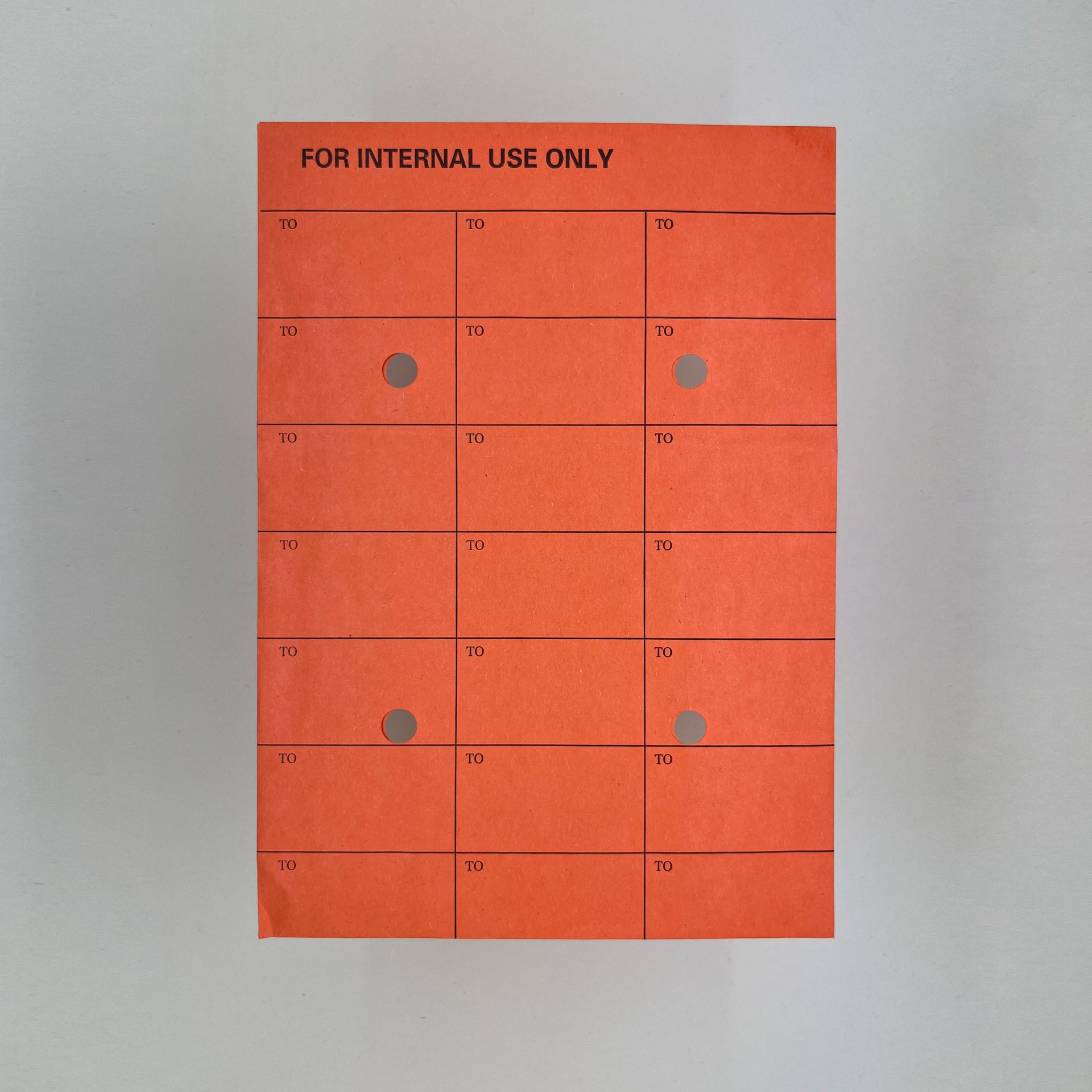 For internal use only