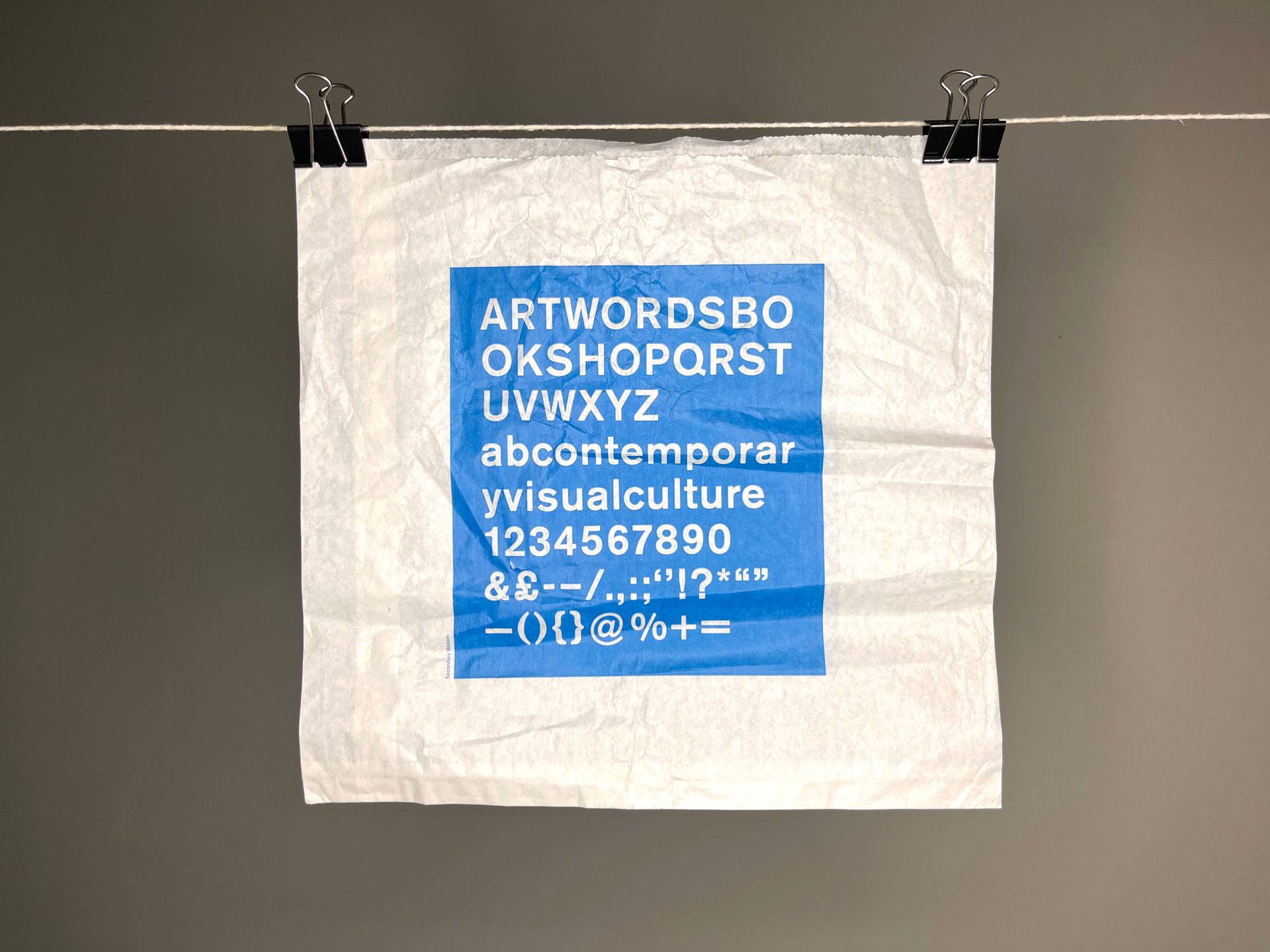Art Words Bookshop bag