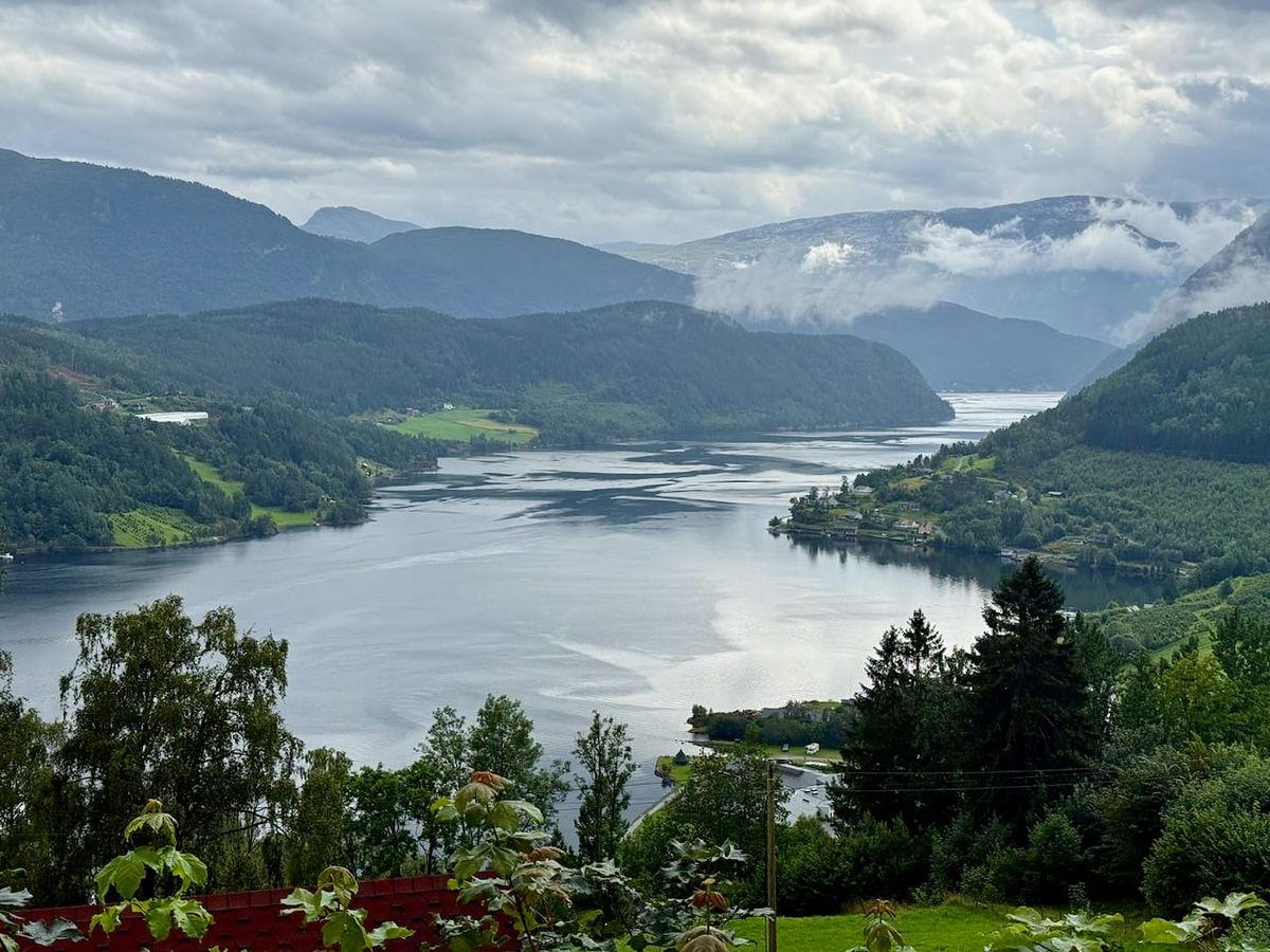 scenic photo of a fjord in Norway