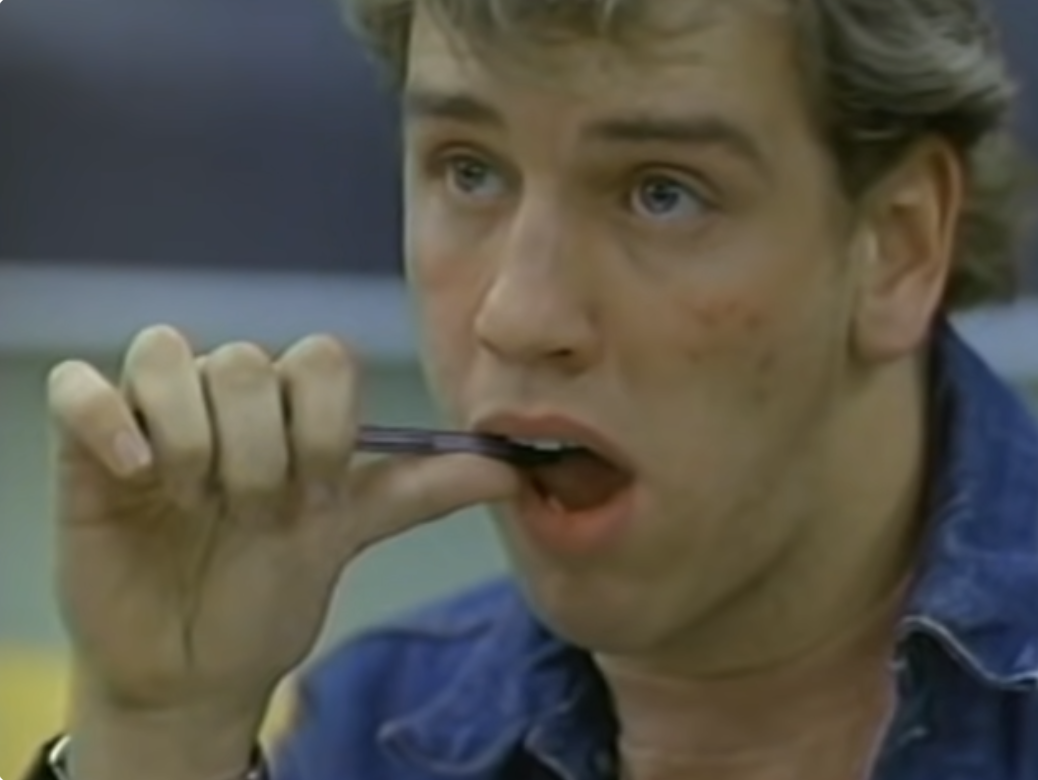 A student in economics class in the film Ferris Bueller's Day Off