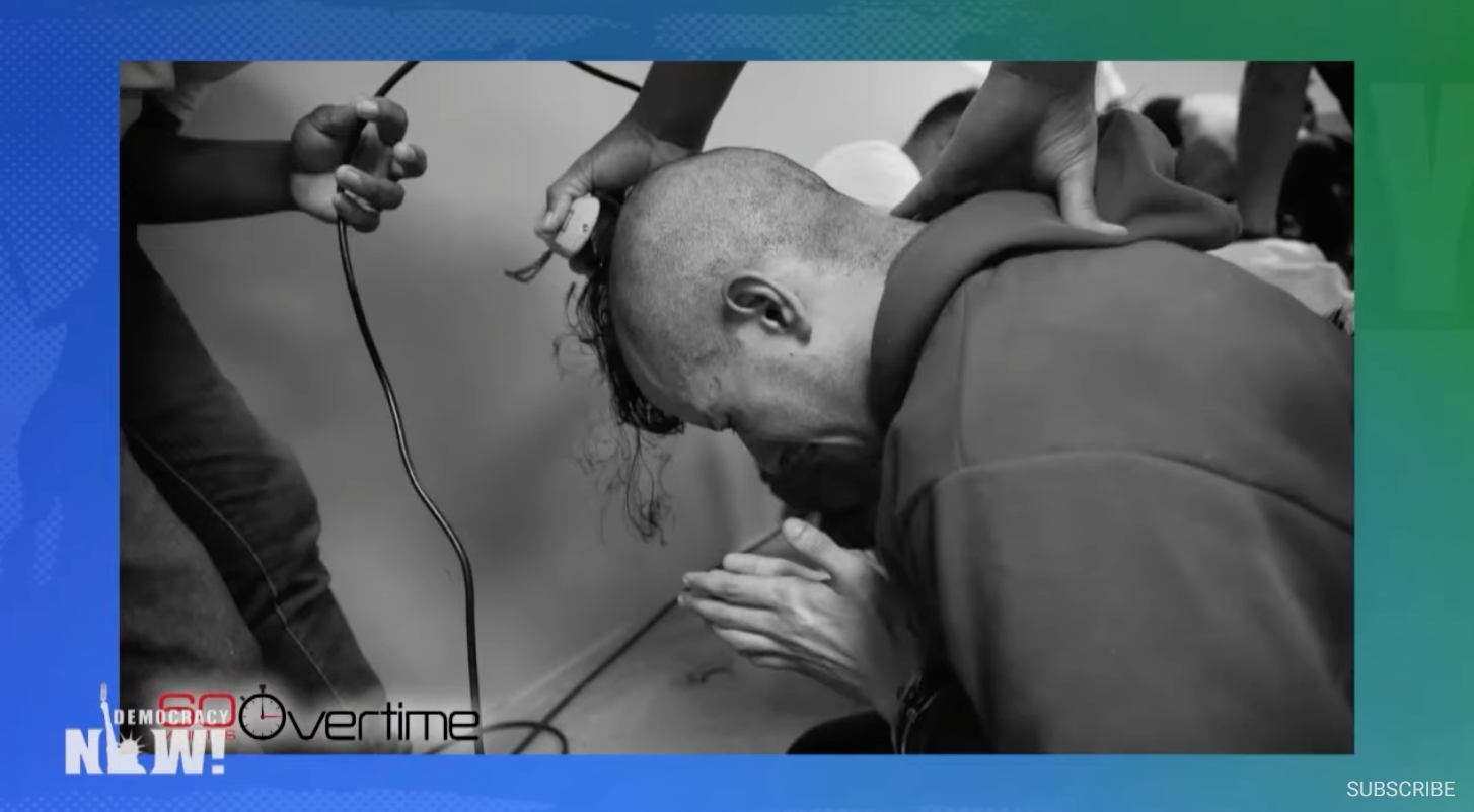 TIME photographer Philip Holsinger captures the terrified Andry's arrival at CECOT