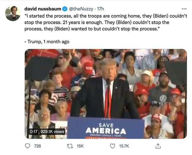 Trump and the Taliban