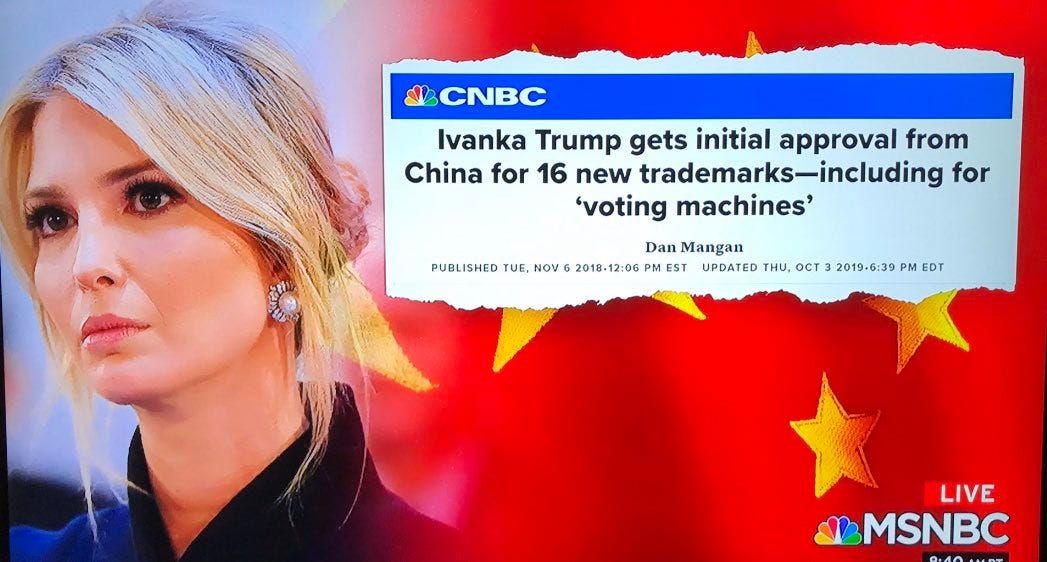 Ivanka Trump Has a Trademark on Corruption