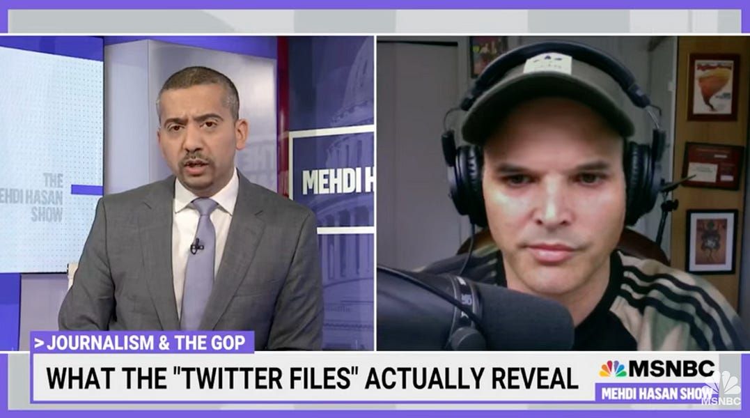 Taibbi Up, Taibbi Down