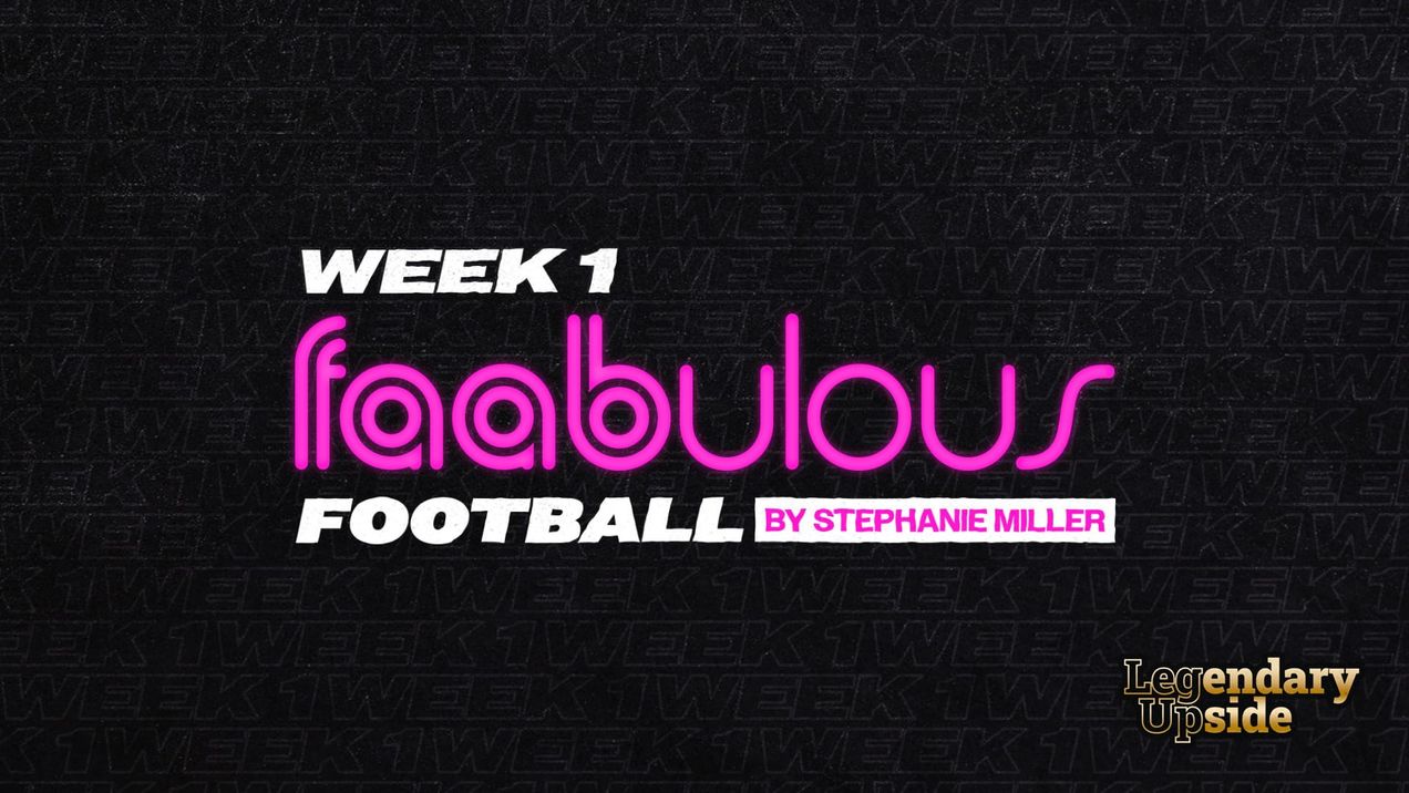FAABulous Football Week 1: Football is Back Baby!