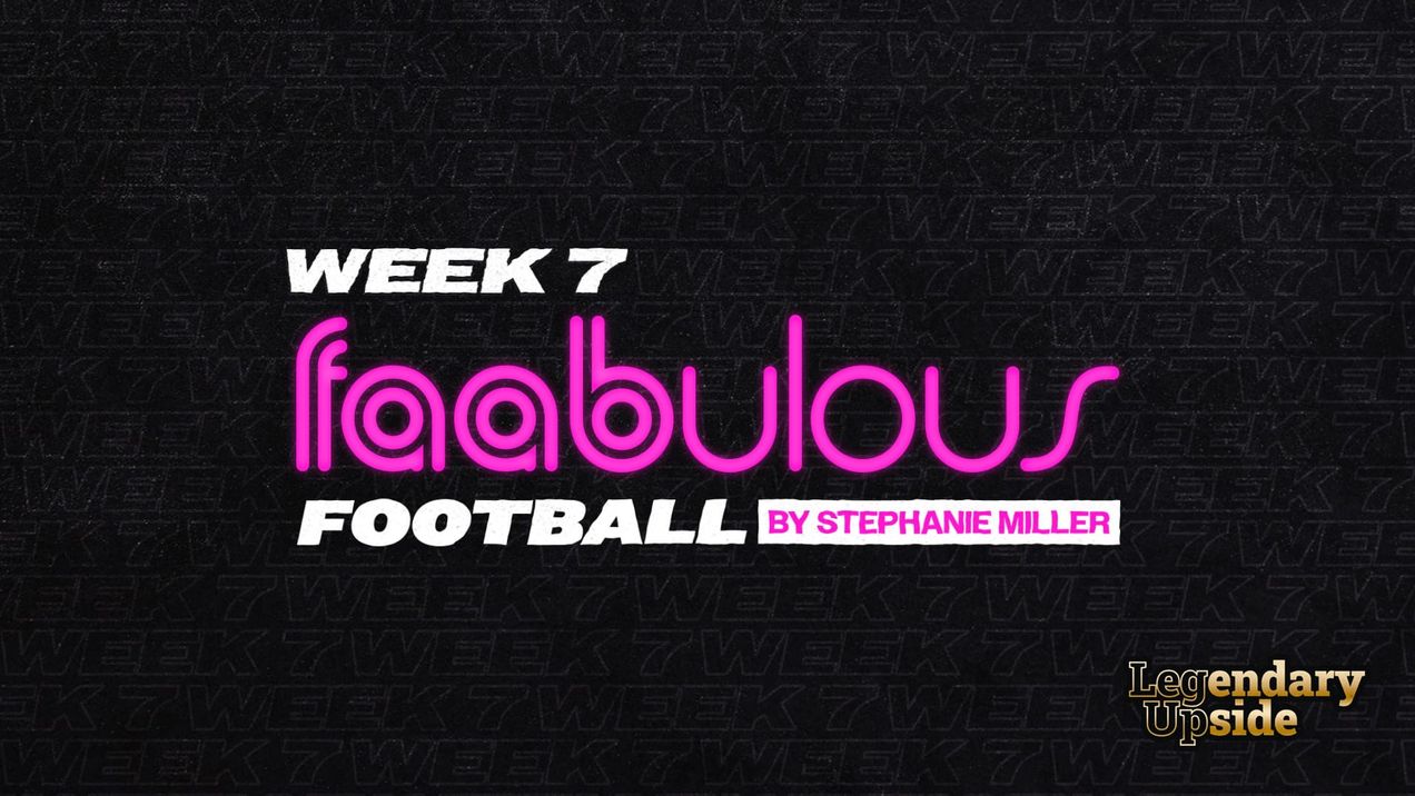 FAABulous Football Week 7: The Hits Keep Coming